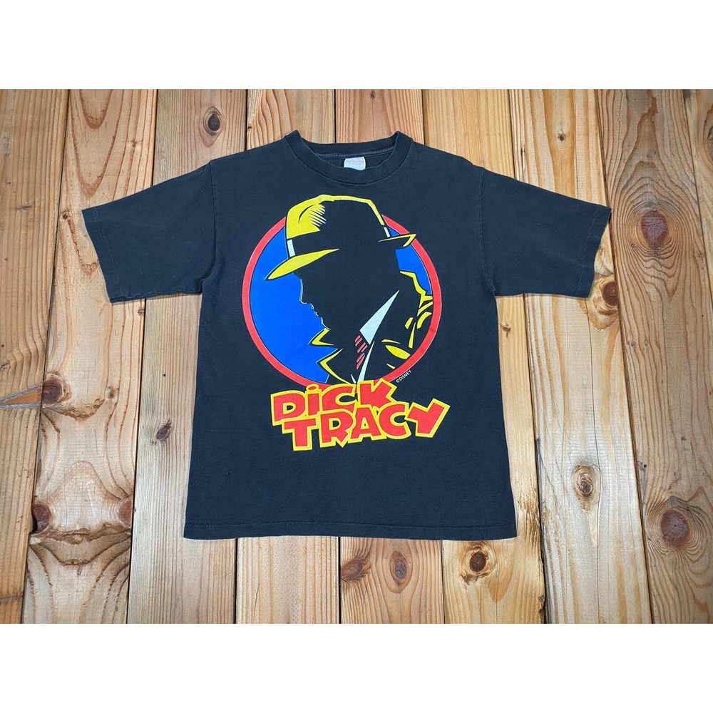 Vintage 1990s Dick Tracy Disney Movie Promo T-Shirt, Youth Large